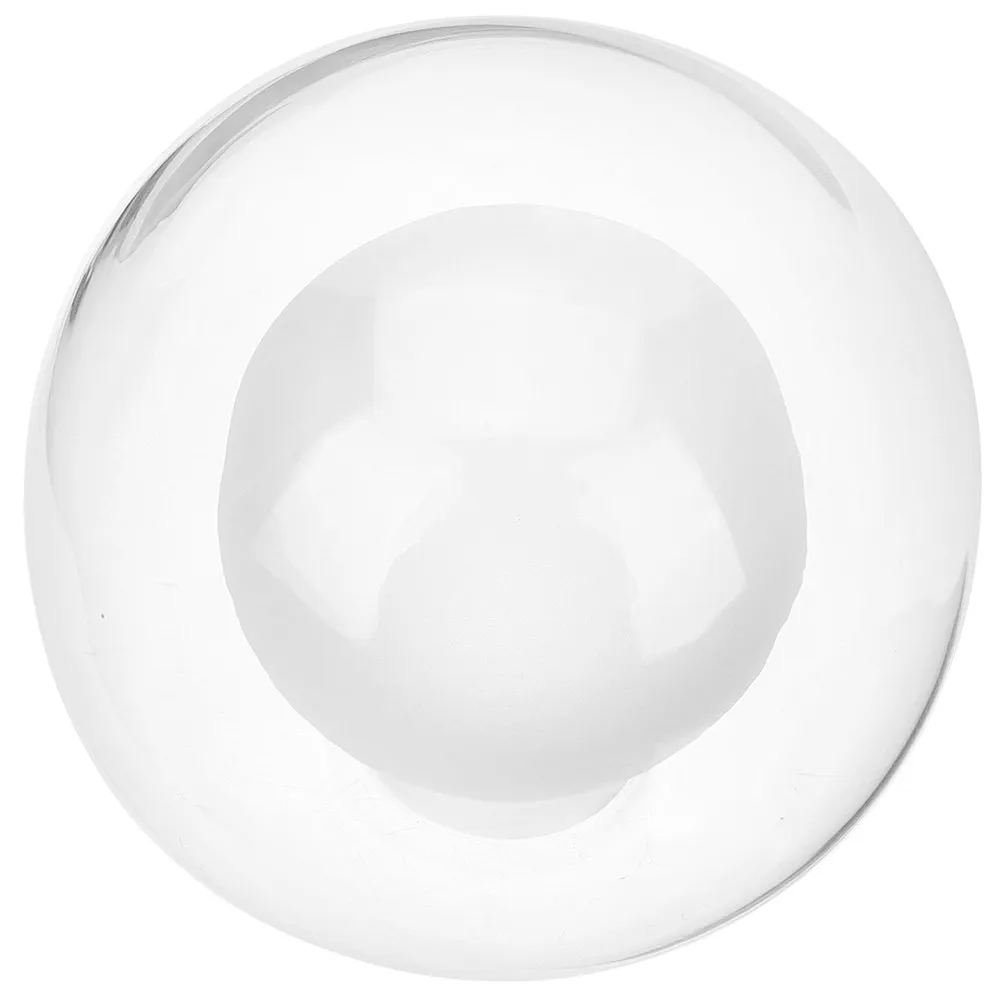 Replacement Pendant Lamp Shade for Homeowners, Making Lamp Repairs Easy, 80 mm G4 Base, Double-Layer Glass, Transparent, 1 Pc