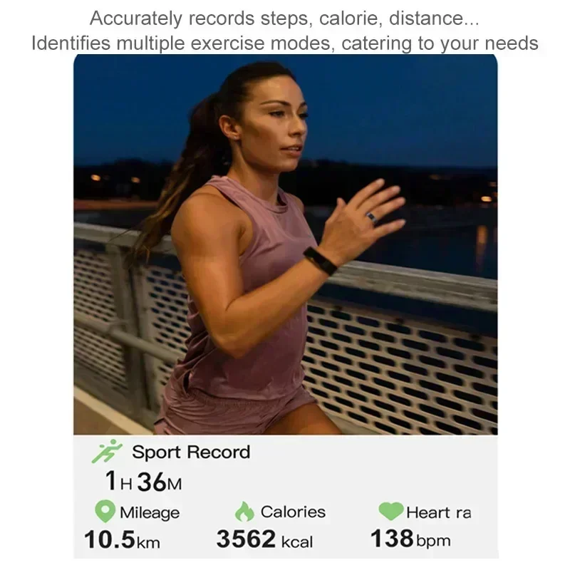 R02 Smart Ring Blood Pressure Oxygen Sleep Heart Rate Step IP68 Waterproof Monitoring Multiple Sports Mode Men Women Gifts