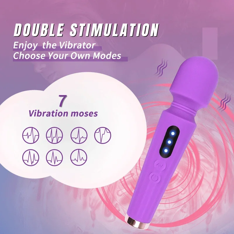 SUNFOO-wirless AV Rod للنساء ، الاستمناء الأنثوي ، عصا avv قوية للغاية ، الاستمناء الأنثوي اللطيف ، عصا التدليك ، منتج للبالغين ، هزاز AV