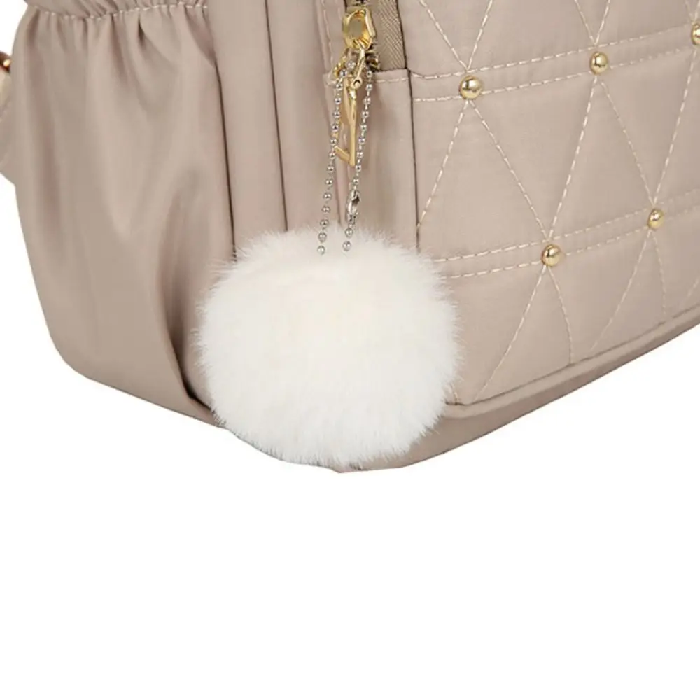 Регулируемая классическая сетчатая сумка на плечо, винтажный элегантный женский рюкзак, сумка с заклепками, нейлоновая дорожная сумка для путешествий