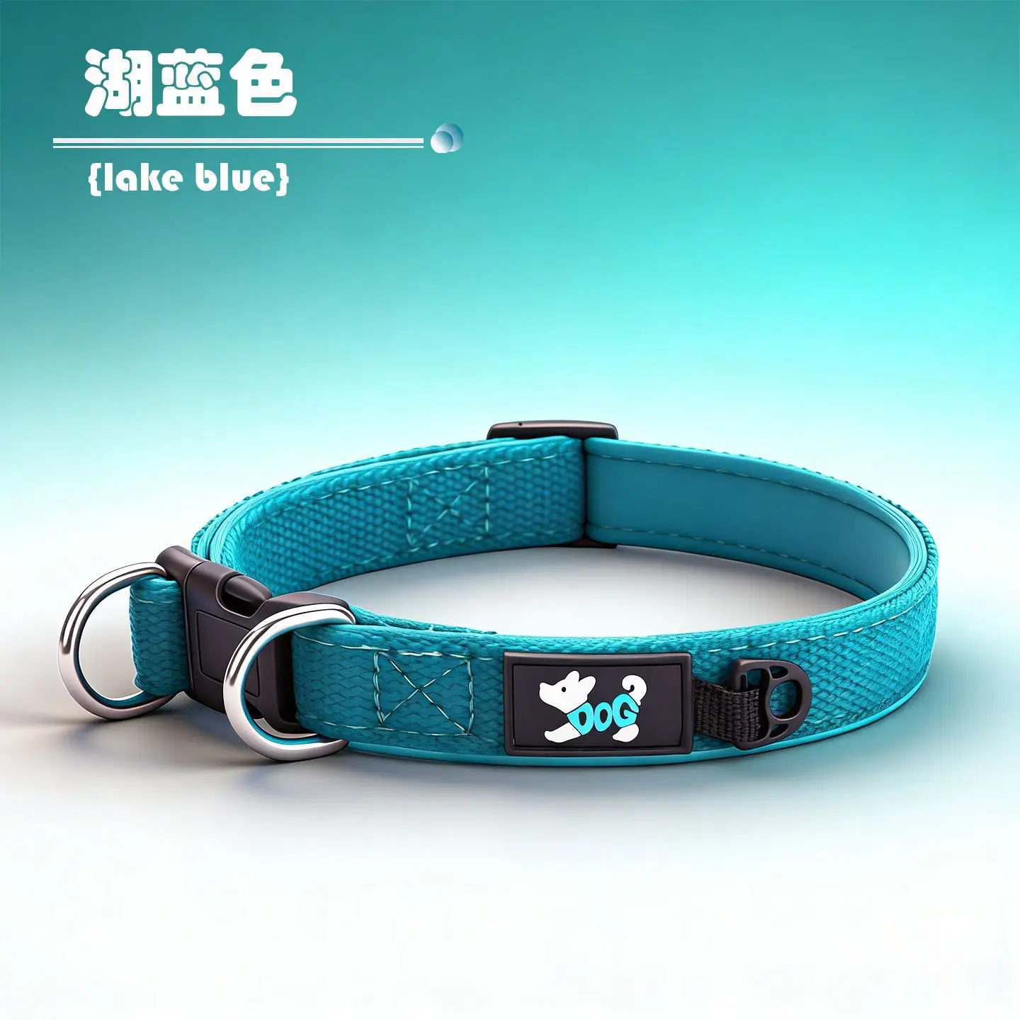 New Space Cotton Dog Collar Small, Medium, and Large Adjustable Comfortable Pet Collar Manufacturer Direct Supply