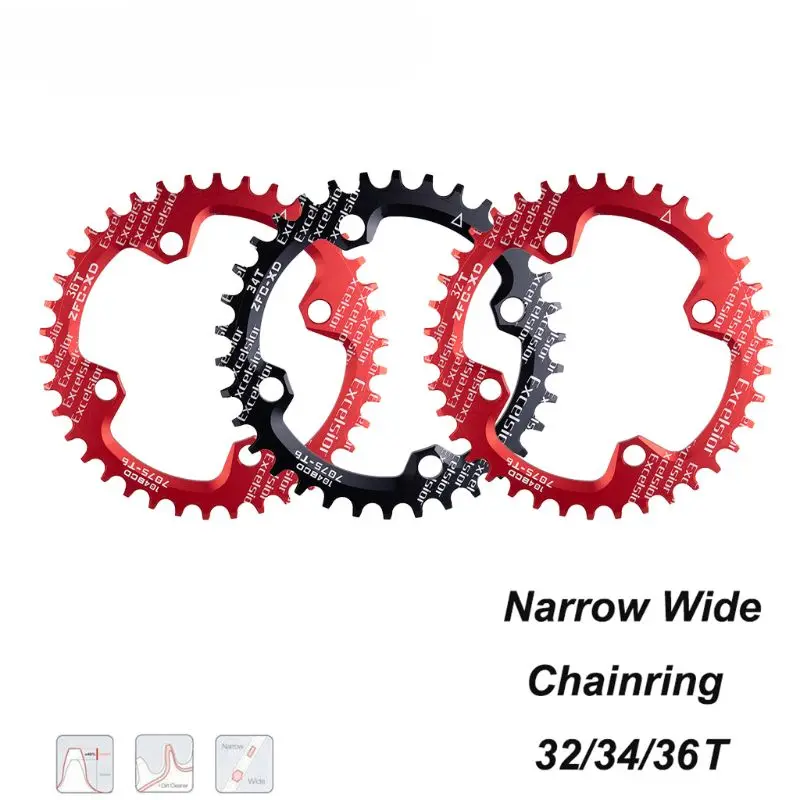 104BCD 32T 34T 36T Positive and Negative Tooth Change Sprocket Wheel Single Speed Disc TOP quality