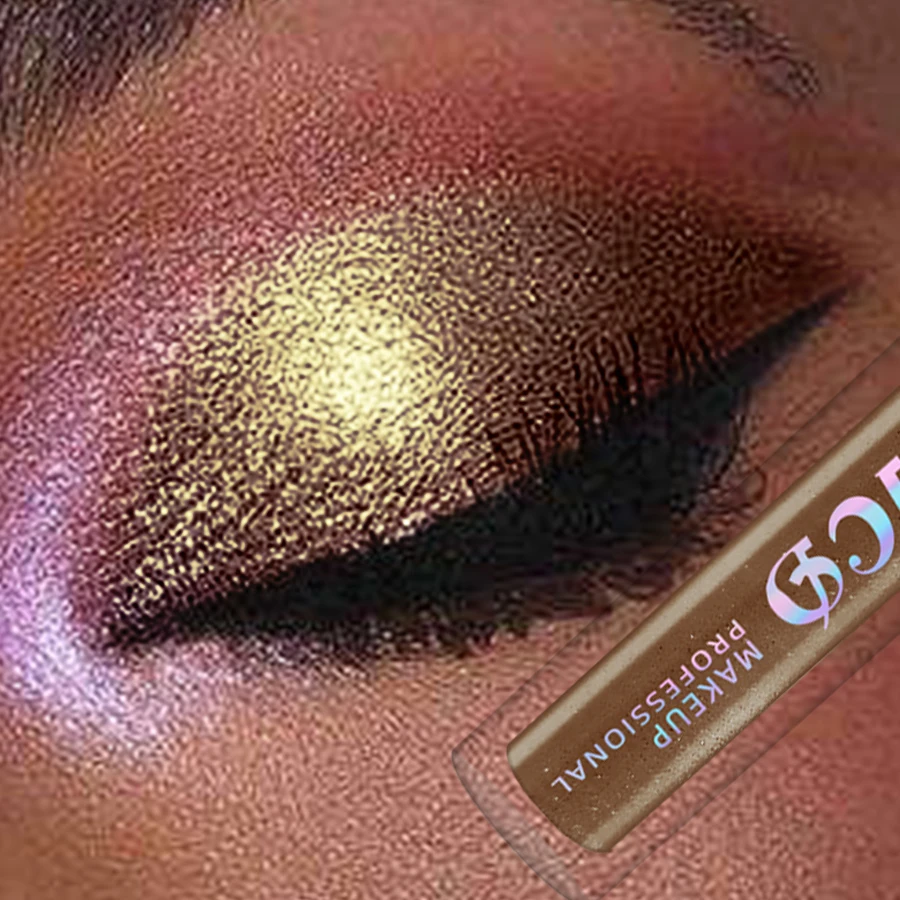 1 szt. Perłowy cień do powiek ołówek w sztyfcie brązowy cień do powiek w pisaku makijaż brokat Shimmer 1 szt. kredka do oczu kosmetyki wodoodporny bez Smu