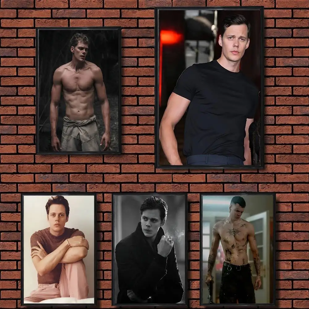 

Muscle cool Bill Skarsgard High Quality Dorm Living Room Aesthetic Wall Decoration Painting Poster Stickers Gift
