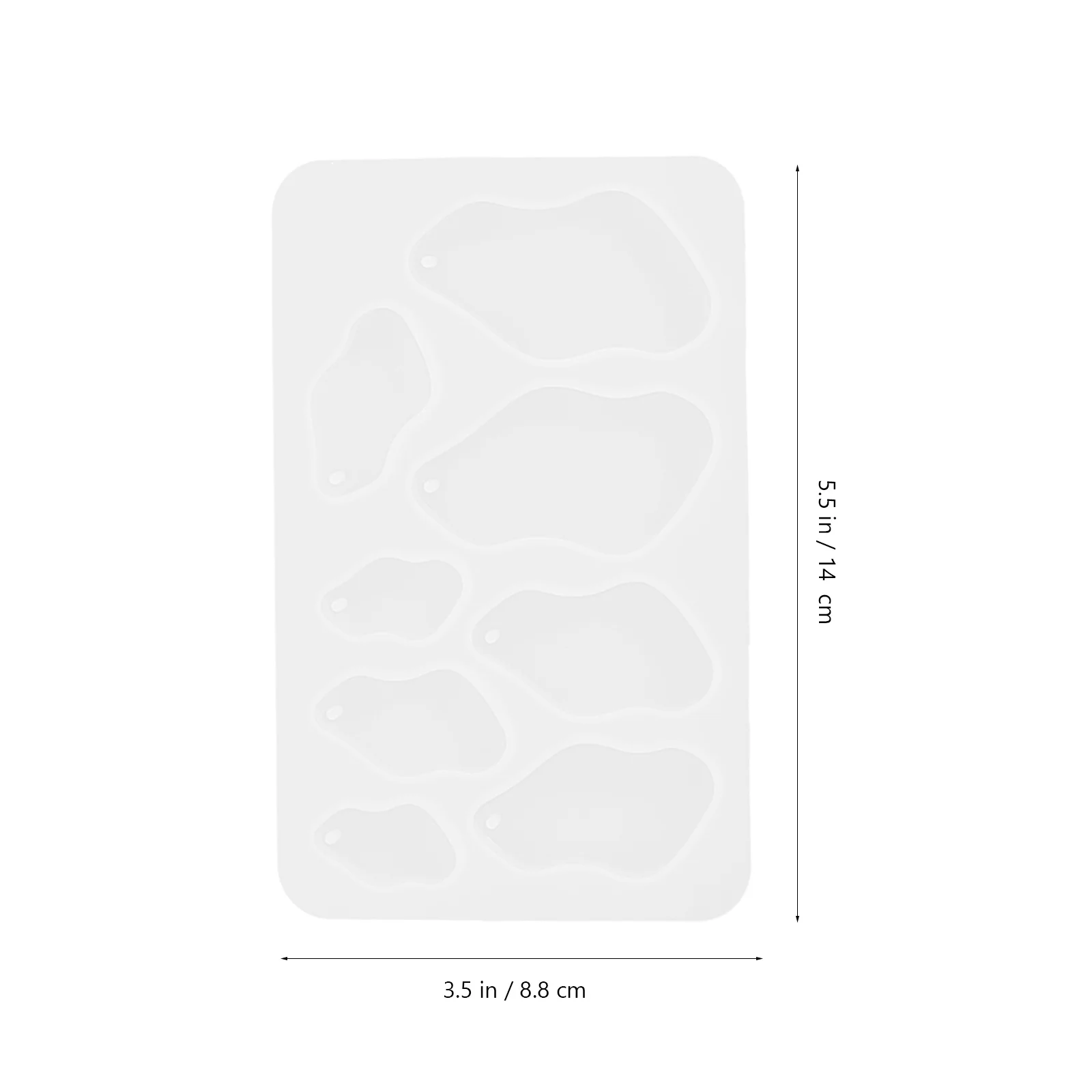 

12Pcs Silicone Mold DIY Earring Pendant Jewelry Molds Epoxy Resin Casting Handmade Craft Supplies Pendant Mold