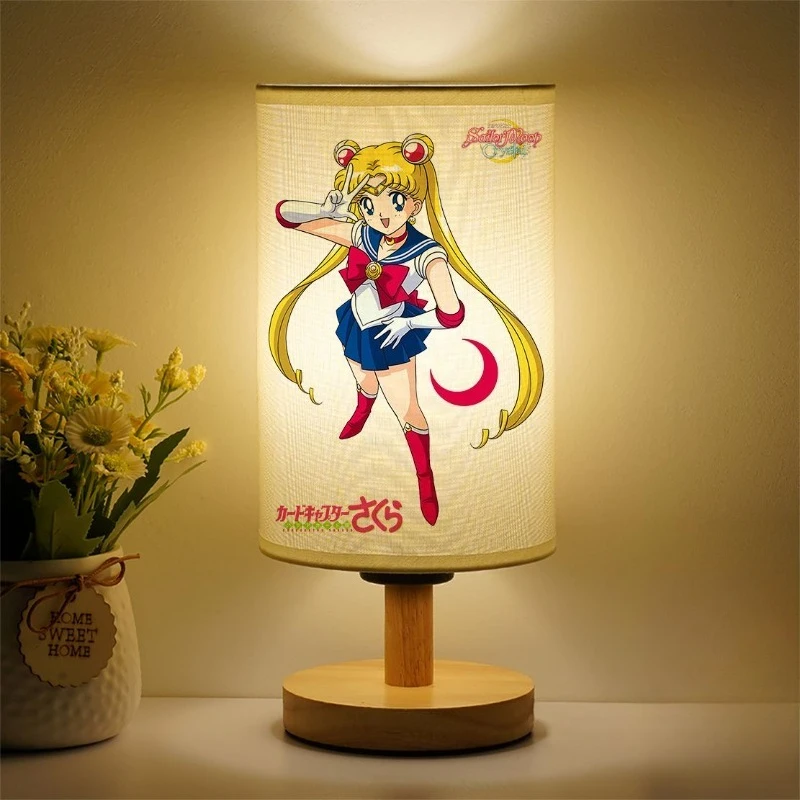 Sailor Moon bedside lamp, cute and stylish cartoon personality soft light bedroom night lamp, a birthday gift for friends view 3