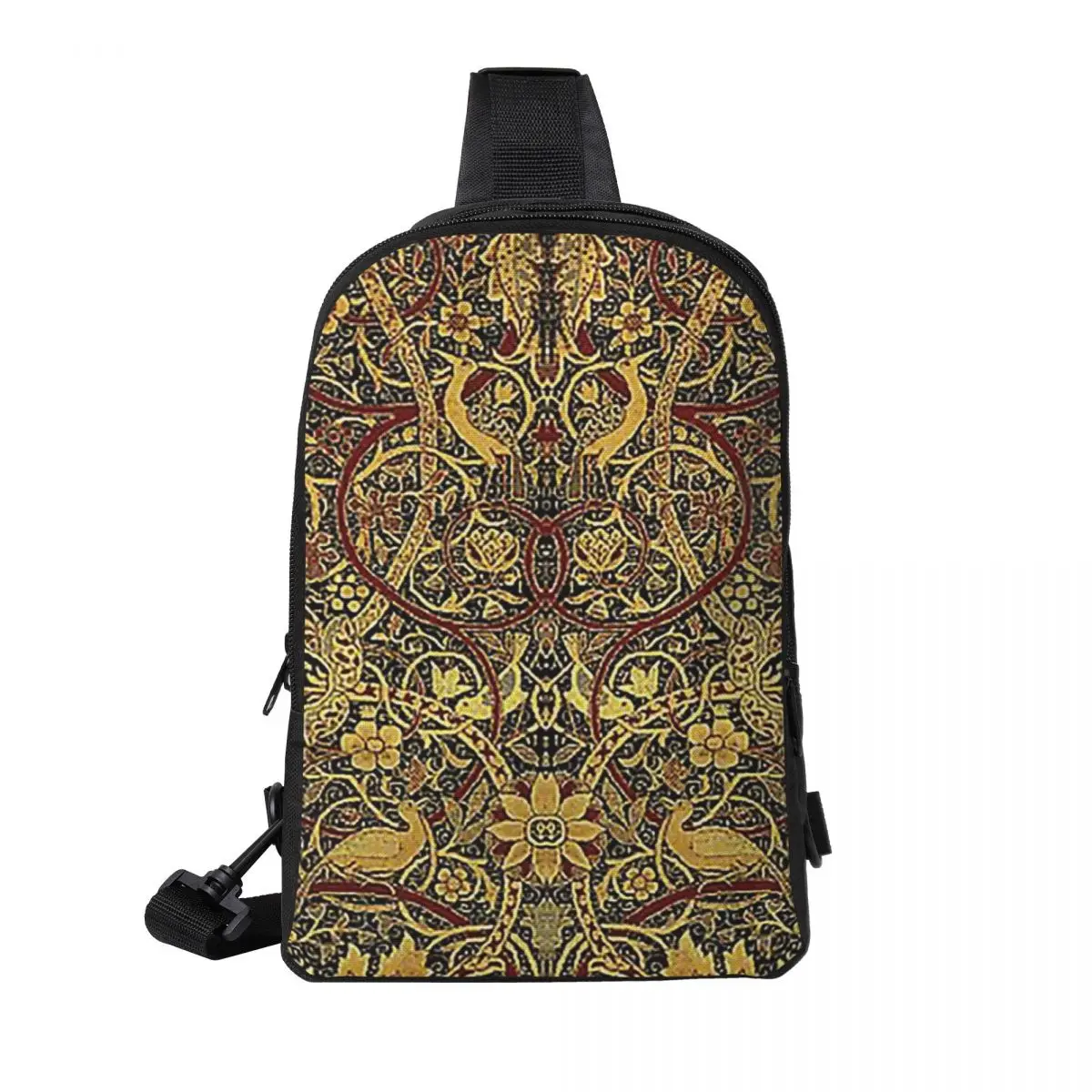 

William Morris Bullerswood Chest Bag Men Sling Crossbody Backpack Chest Bag Travel Hiking Daypack Shoulder Bag