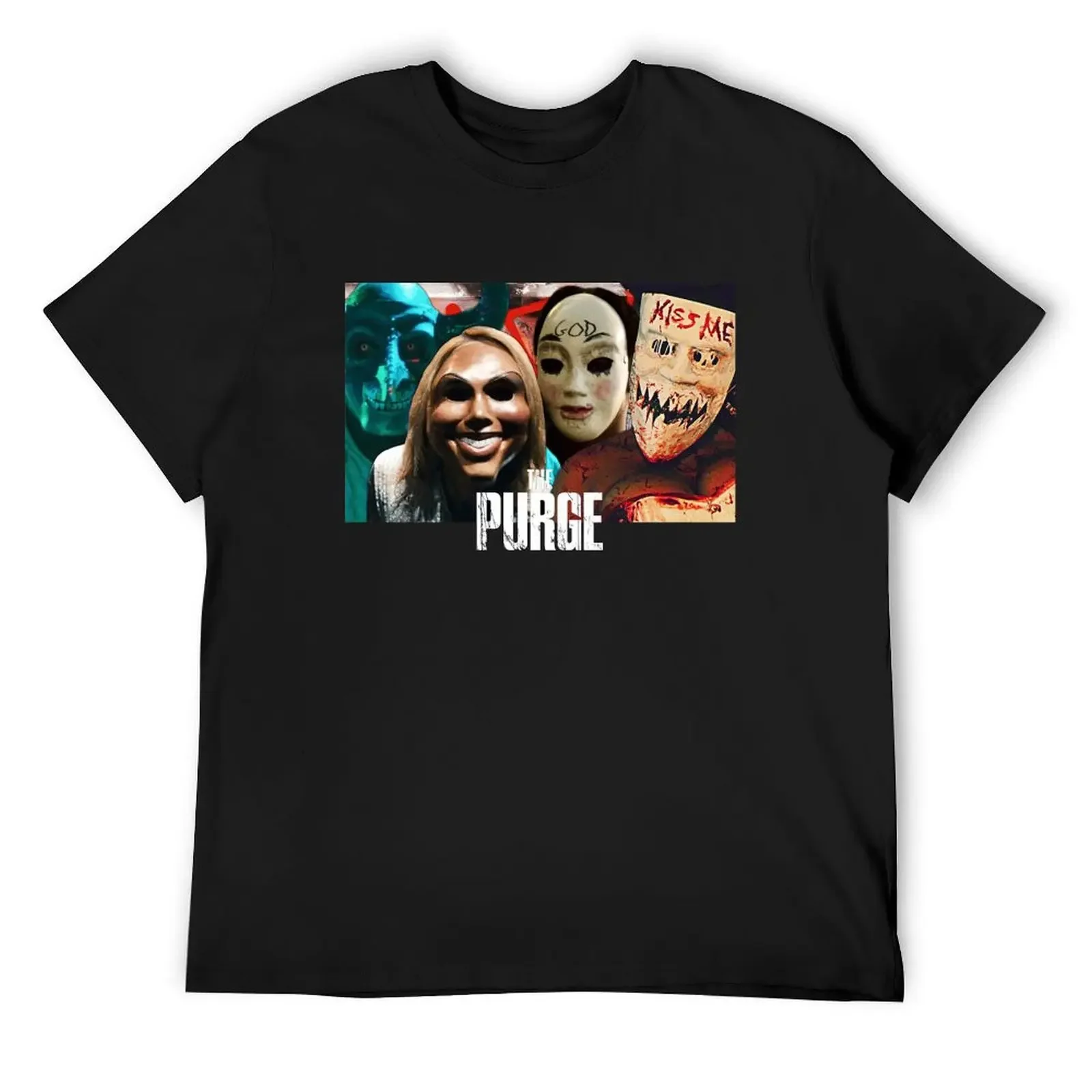 

The Purge fan art merch T-Shirt summer tops oversizeds summer clothes blanks men workout shirt