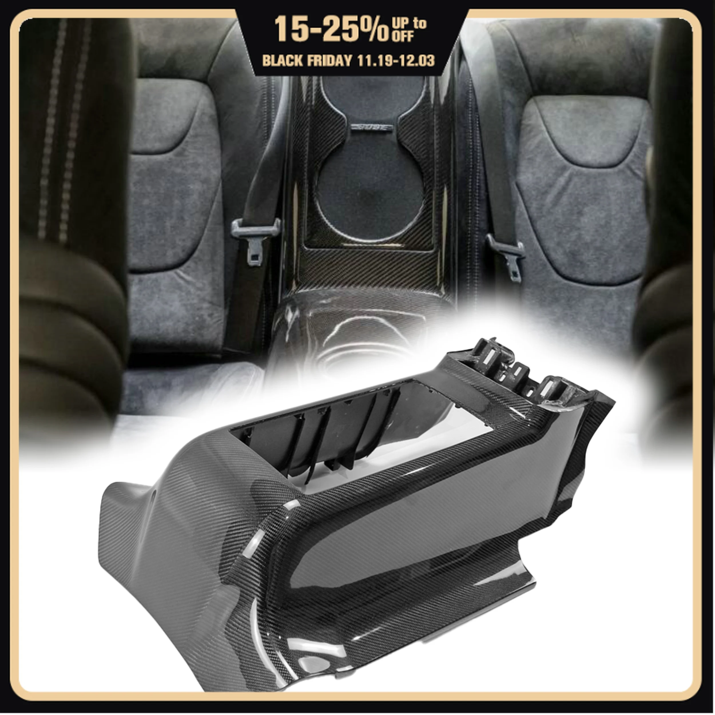 

09-12 R35 Rear Center Console Cover (Stick On)