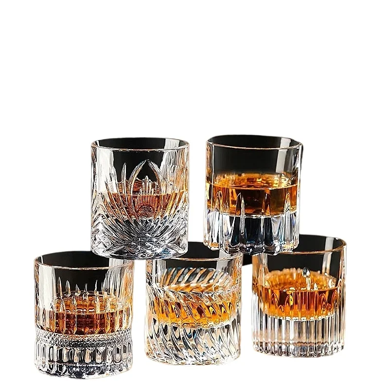 

Japanese whiskey cup, light luxury household crystal glass foreign wine cup