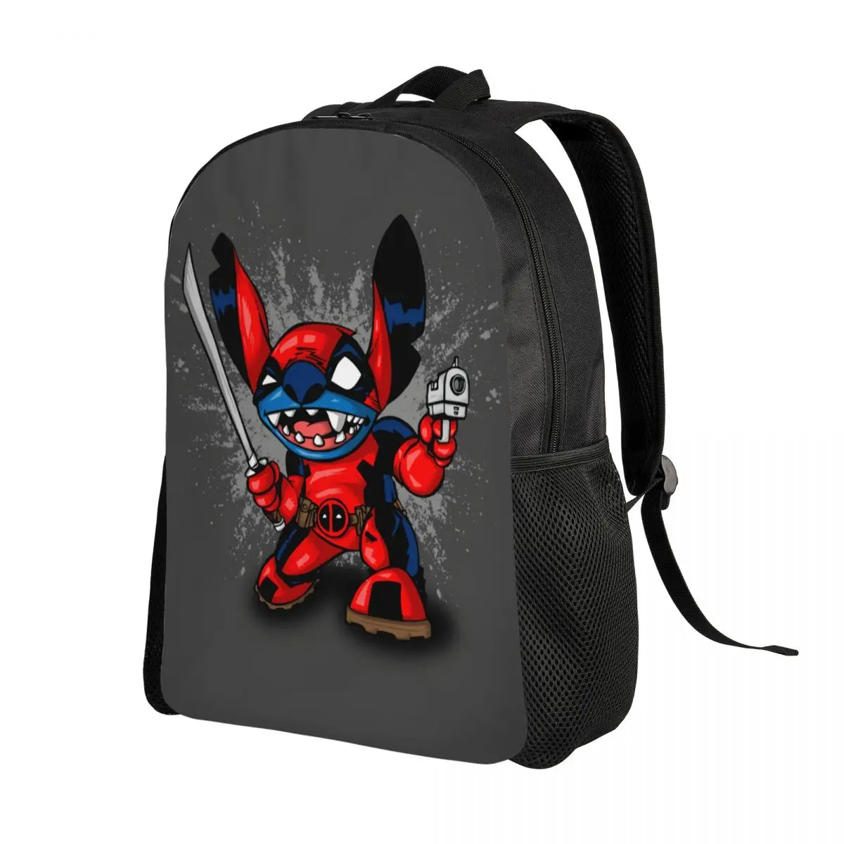 Custom Funny Many Superhero Comics Deadpool Laptop Backpack Women Men Casual Bookbag for School College Students Stitchpool Bag