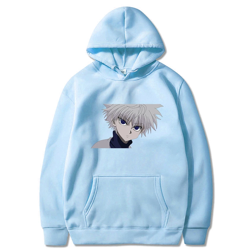 Hunter X Hunter Japan Anime Men Women Hoodies Killua Zoldyck Gon Harajuku Unisex Pullover Casual Plus Size Sweatshirt Streetwear