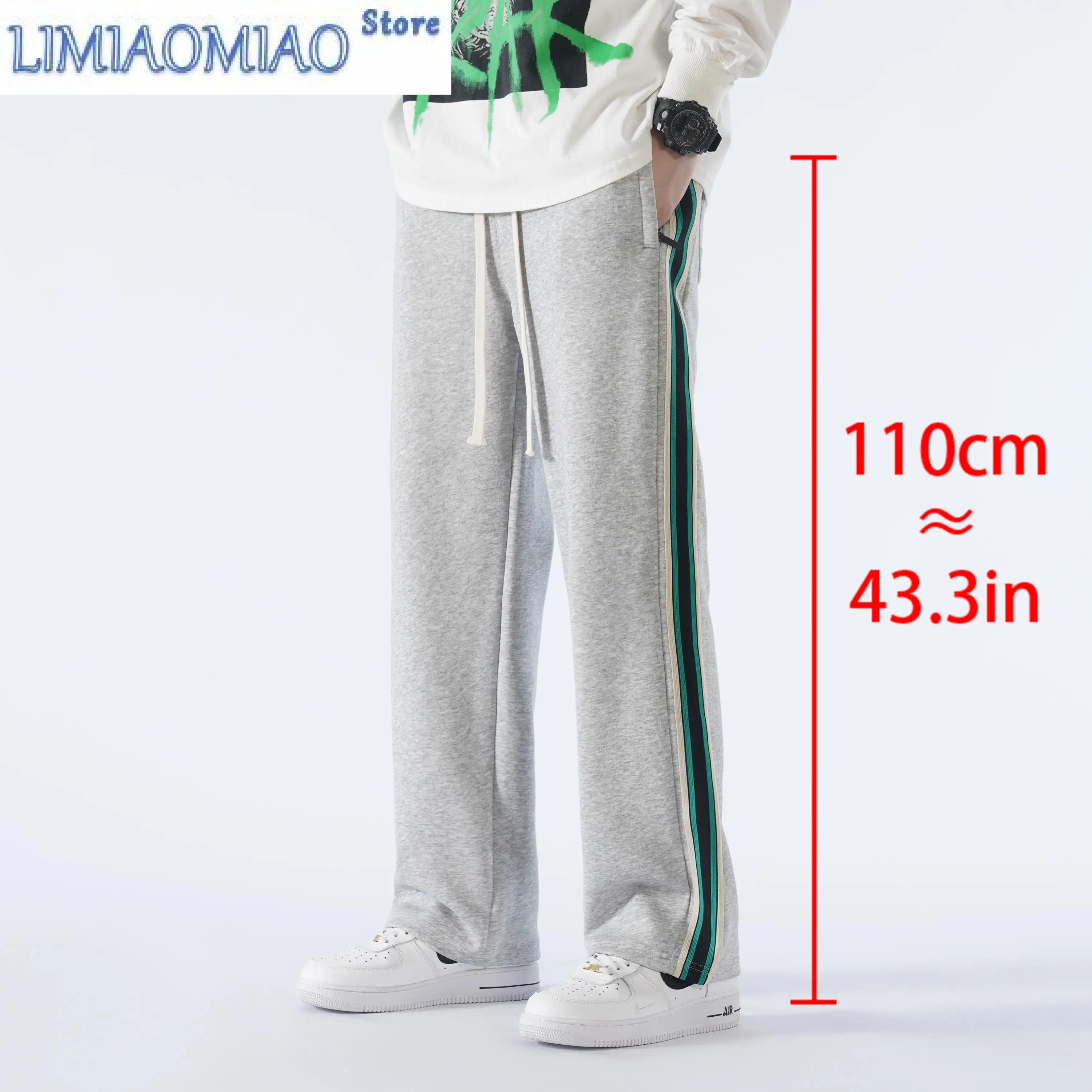 2025 New Spring And Summer Large Size Extended Pants For Men Tall And Tall 190 Extra Long Leg Casual Sports Pants 110-115-120cm
