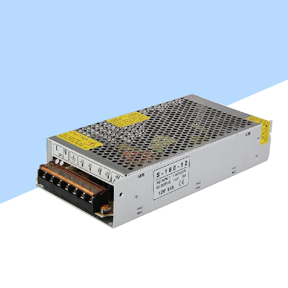 

LED Power Supply 15A Switching Converter Driver High Efficiency Universal AC Input LED Strip Light CCTV Computer Project Surge