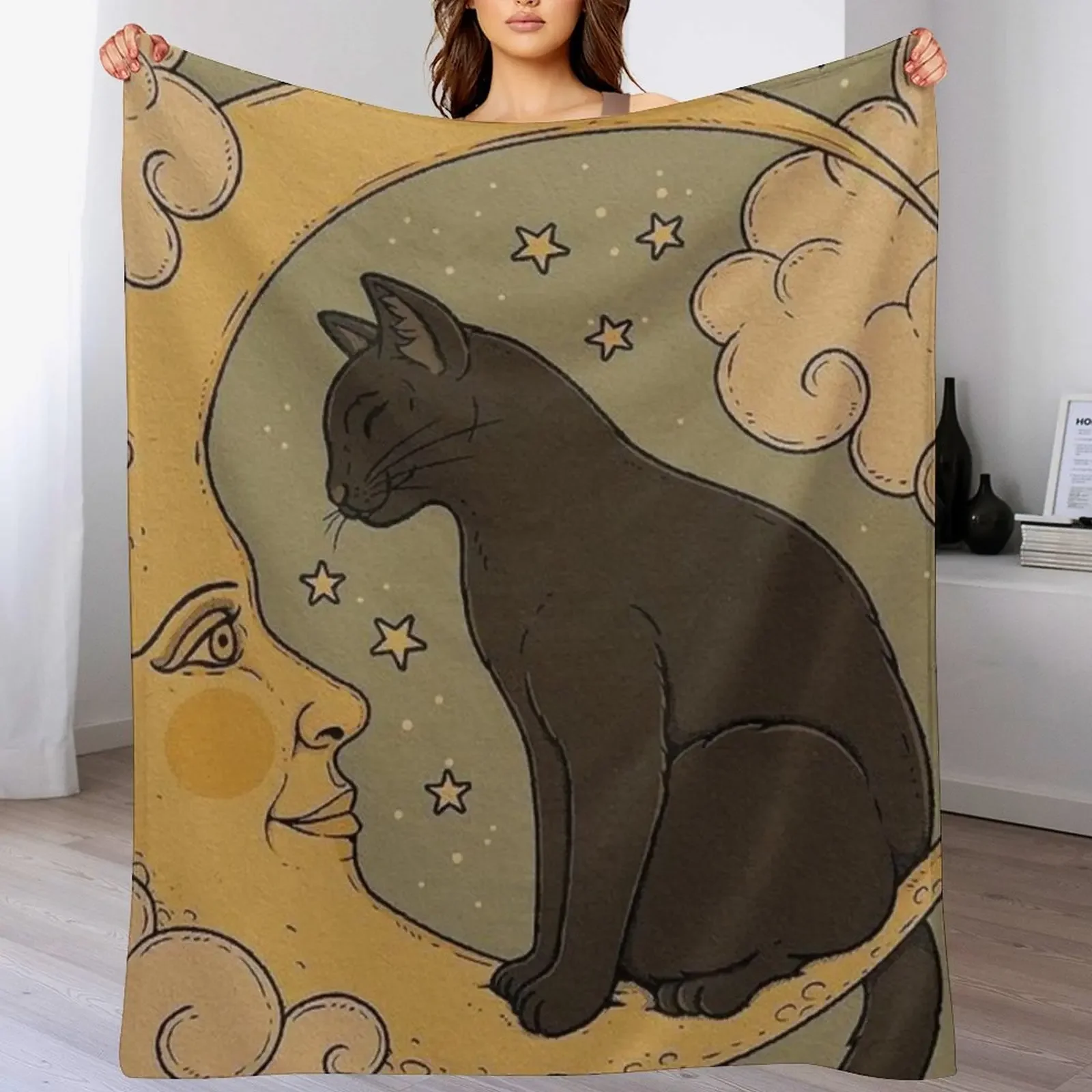 

catmoon Throw Blanket Ultra Soft Flannel Fleece Blanket for All Seasons
