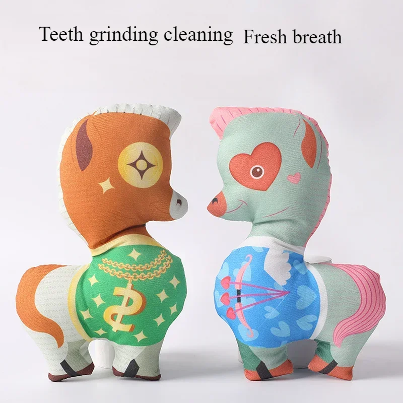 

Dog Cartoon Printed Plush Chew Teeth Sound Toy Pet Supplies dog Toys for small Large dogs