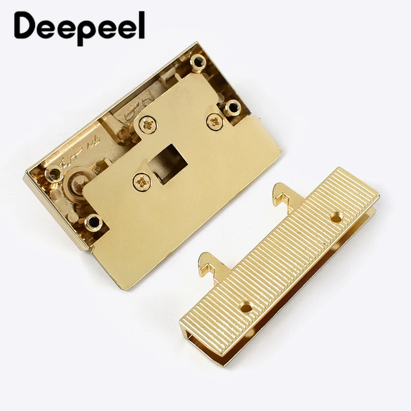 1/2pc 54*37mm High Quality Bag Lock Snap Women Handbag Metal Buckles Mortise Latch DIY Replacement Purse Locks Clasp Accessories