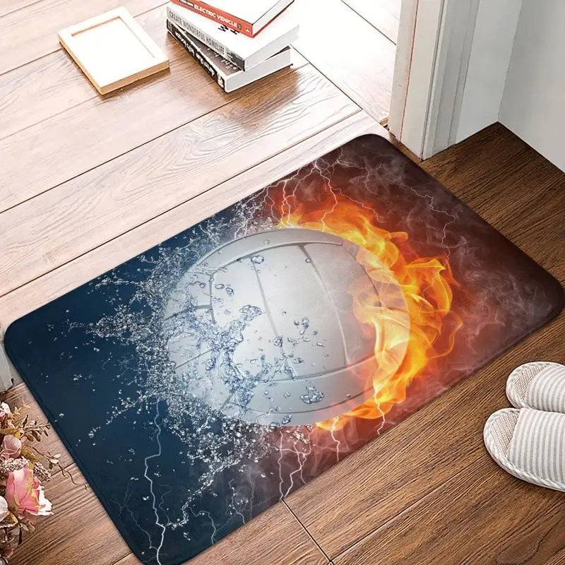 Custom Baseball Basketball Volleyball Doormat Non-Slip Bathroom Kitchen Mat Bedroom Balcony Door Floor Entrance Carpet Rug