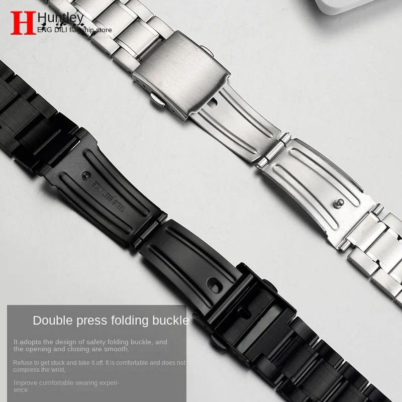 19mm 21mm Watch Accessories For Swatch YCS YAS YGS YVS400 YVS451 YVB404 Strap Solid Stainless Steel Watchband Men Metal Bracelet