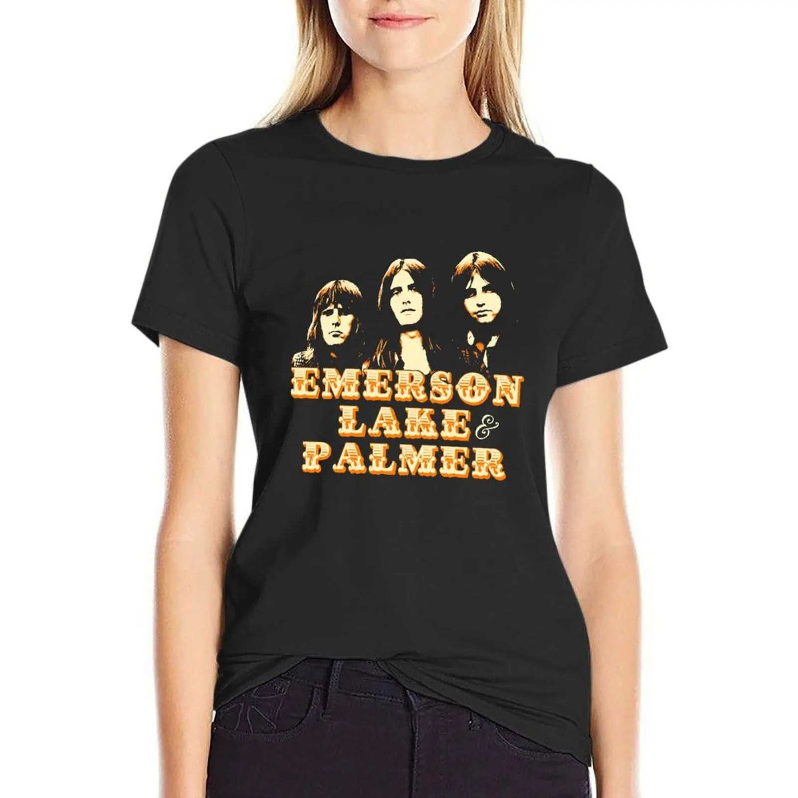 

Emerson, Lake and Palmer T-Shirt oversized female Women's summer blouses 2024