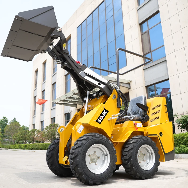 Special offer skid steer loader diesel powered engineering machinery supports custom mini skid steer loader