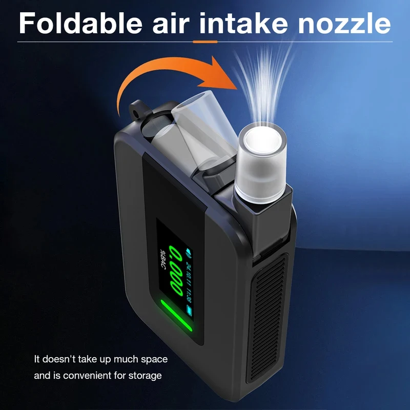 2026 New Portable Alcohol Tester Electrochemical Alcohol Tester Professional Alcohol Tester LCD Drunk Driving Test Alcohol Teste