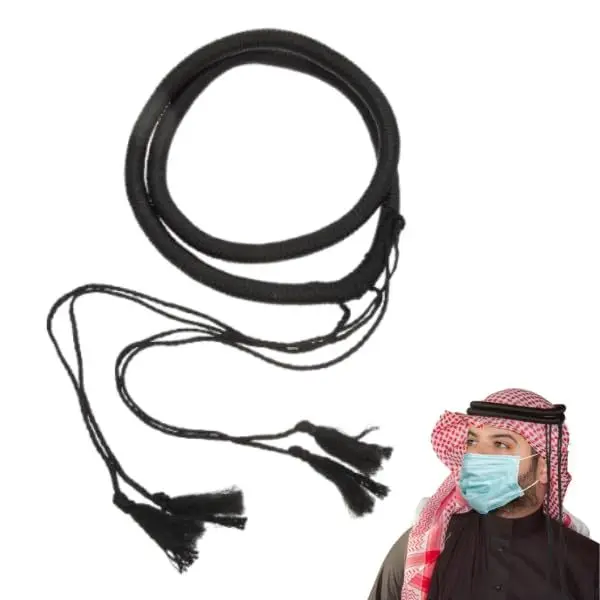 Adult Arabian Headband Aqel Spot Male Headscarf Saudi Arabia UAE Dubai Headband Manufacturer Wholesale