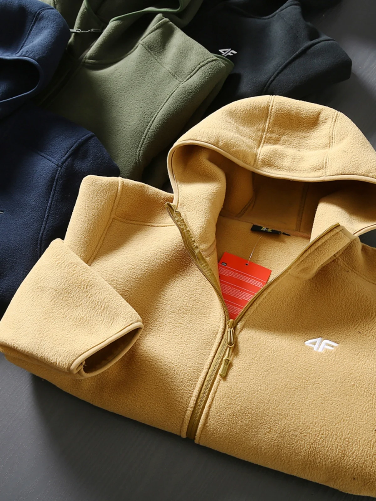 

Outdoor Windproof Jaet Double-sided Fce Loose Casual Warm Hooded Coat Trendy Men's Autumn Winter Clothing