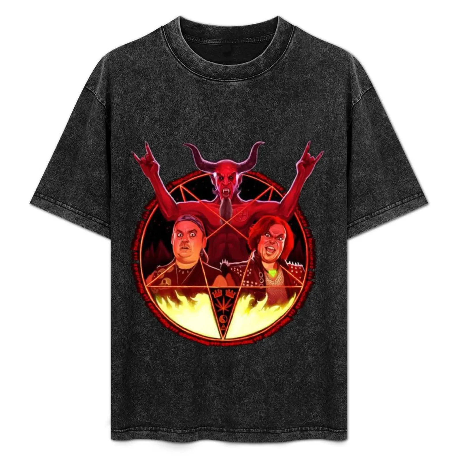 vintage tenacious d T-Shirt Casual Trendy Streetwear Tee Shirt