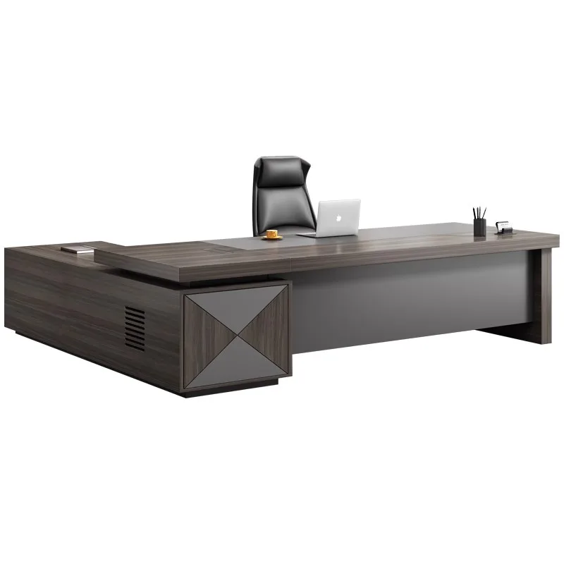 #Modern Extendable Wood Office Desk Commercial Furniture for Home Office and Business Use