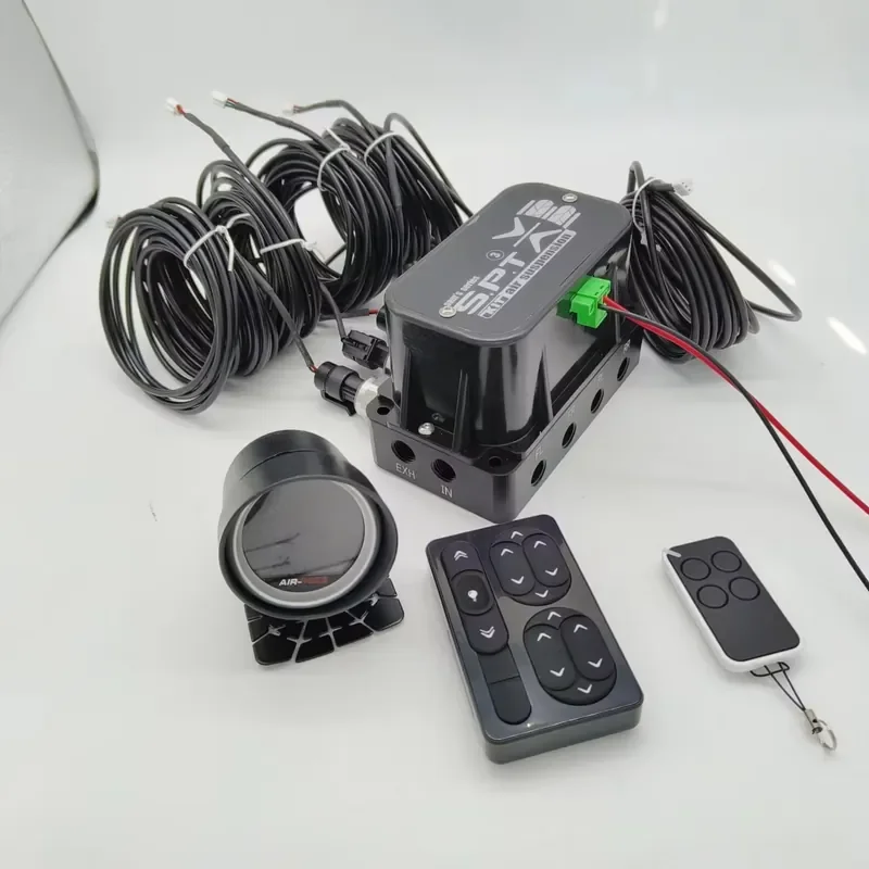2025 Novo Controle Remoto Sem Fio AccuAir SPT para Peças Automotivas, Coletor de Suspensão a Ar com Válvula de 4 e 2 Cantos para VU4