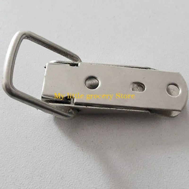 D5BD 10 PCS Suitcase Toggle Catch Lock Silver Decorative Hasp Lock Box for Latch Clasp Trinket Tool Practical Locks Durable