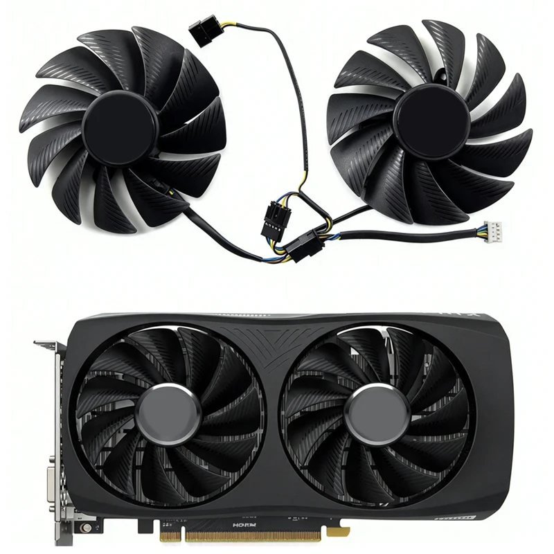 Suitable for ZOTAC RTX4060 Twin Edge GPU Cooling Fan, fan diameter 88mm, mounting hole pitch 42mm, graphics card replacement fan