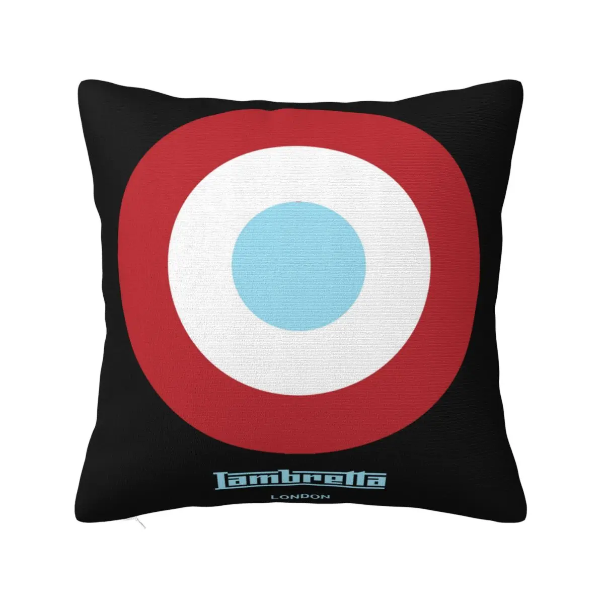 Brand New Ready For Mens Lambretta Target Black Kawaii Hipster Woman Great Quality Interested Pillow Case