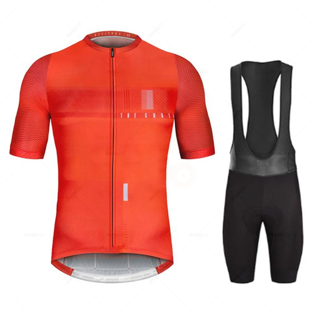 Pro Team Bike Cycling Jersey Set Men's Summer Short Sleeve Mountain Uniform Ropa Ciclismo Maillot Hombre Bicycle Clothing Suit