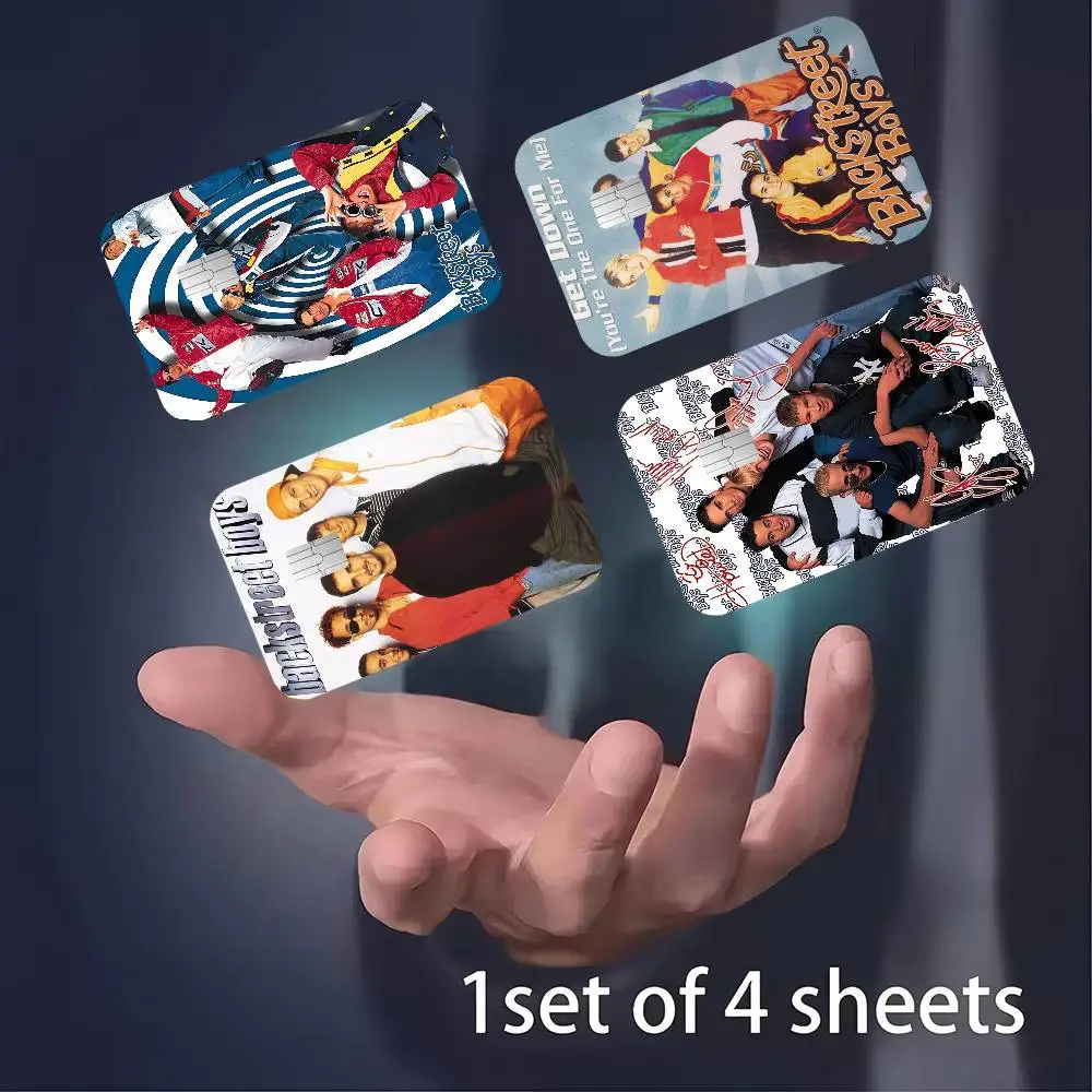 

Backstreet Boys 2024 Anime Cartoon Skin Stickers Film Tape Case For Big Credit Debit Card Front Side