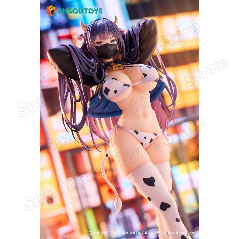 ENSOUTOYS Original Yuna Dairy Cow Ver. 26CM PVC Animation Figures Cow Clothes Models Toys Gifts Collection