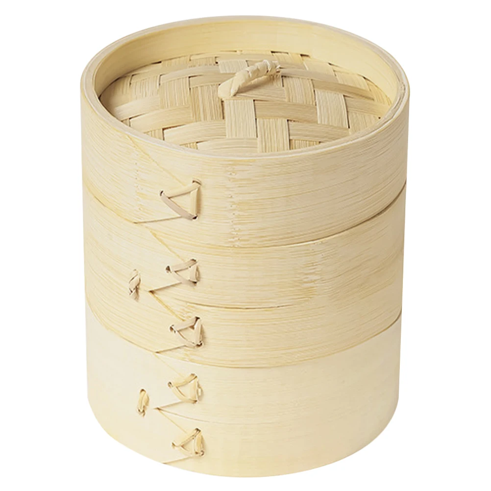 

Bamboo Steamer Basket Kitchen Cooking Baskets for Food Dessert Steamers Dumpling Bun Basket Premium Material Smooth Surface