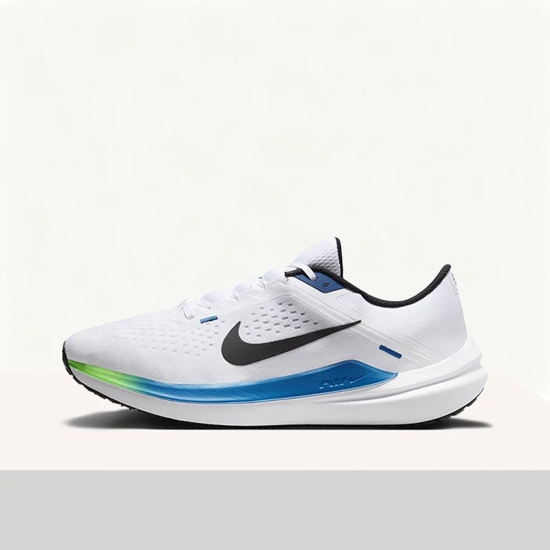 

Мужские низкие кроссовки Nike Air Winflo 10 для бега - бело-синие, удобные, прочные, дышащие, для повседневных тренировок DV4022-103