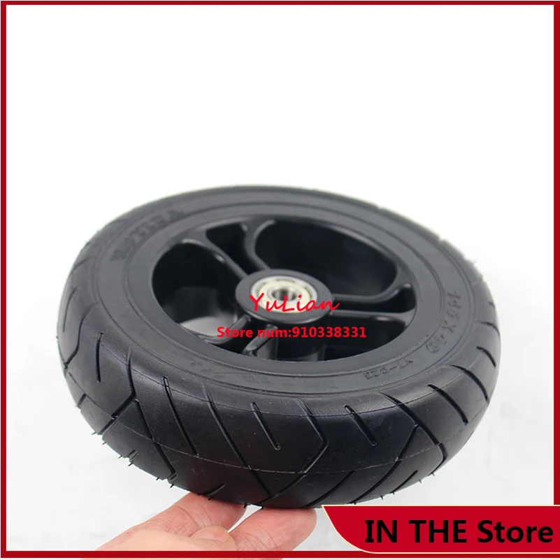 High quality 145x40 solid tire  plastic wheel  6 inch   suitable for electric scooter children's trolley