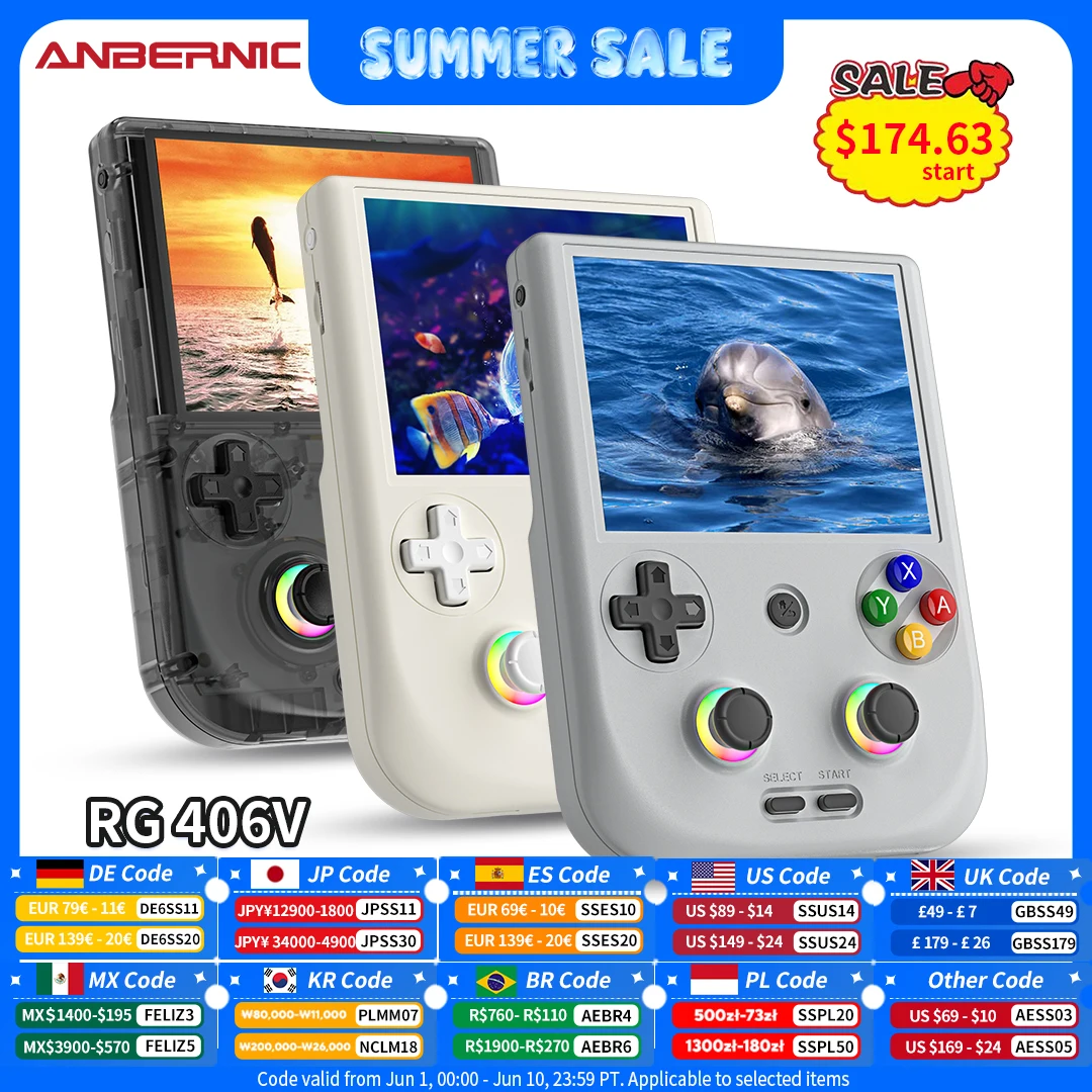 Anbernic RG 406V Handheld Game Console 4