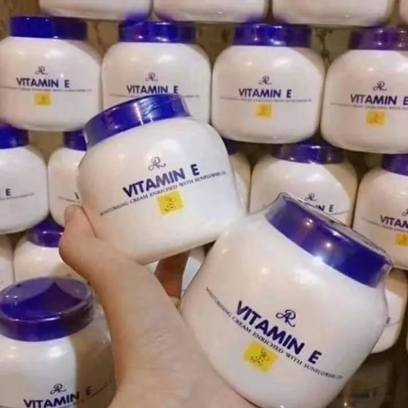 Thai Body Nourishing Cream Foot Care Vitamin E Body Lotion Deep Hydrating Cream That Can Be Used on The Face and Body