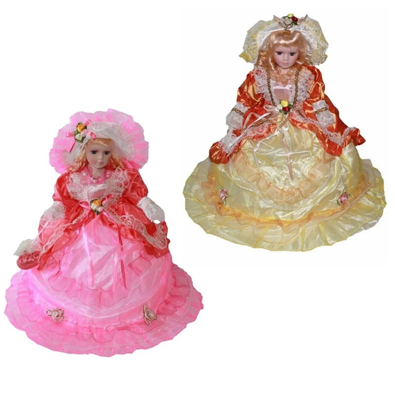 

Elegant Victorian Porcelain Princess Reborns Toy Home Tabletop Display N84E