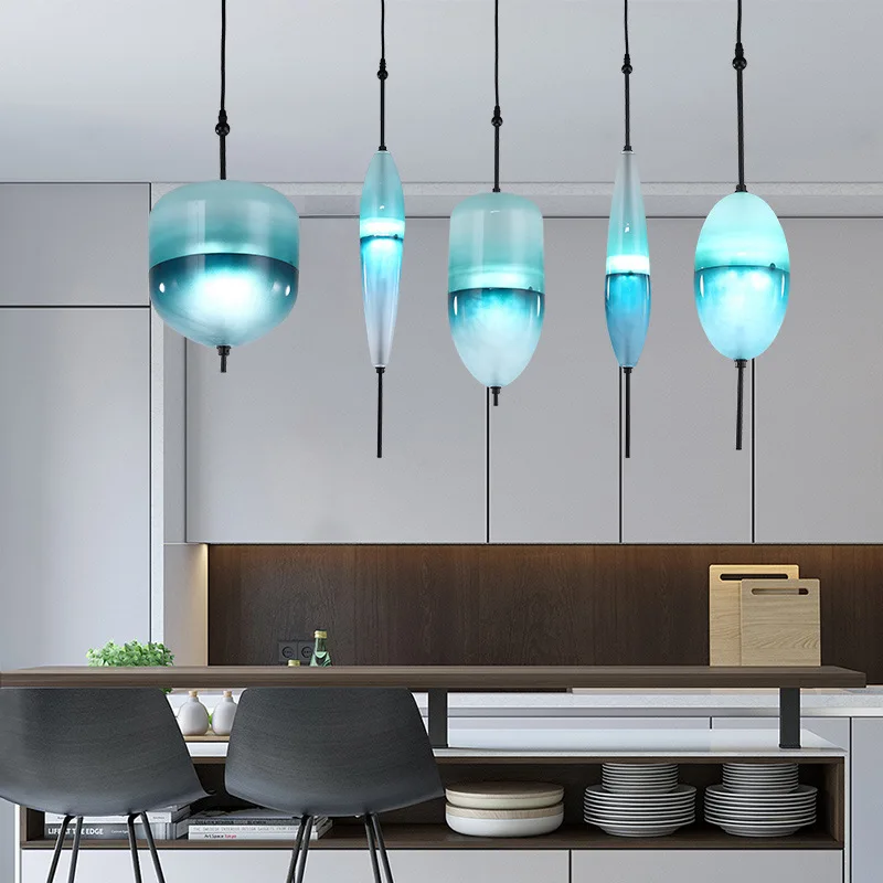 

Nordic Bar Pendant, Creative and Personalized Coffee Shop Restaurant, Modern and Simple Glass Table, Small Pendant Light