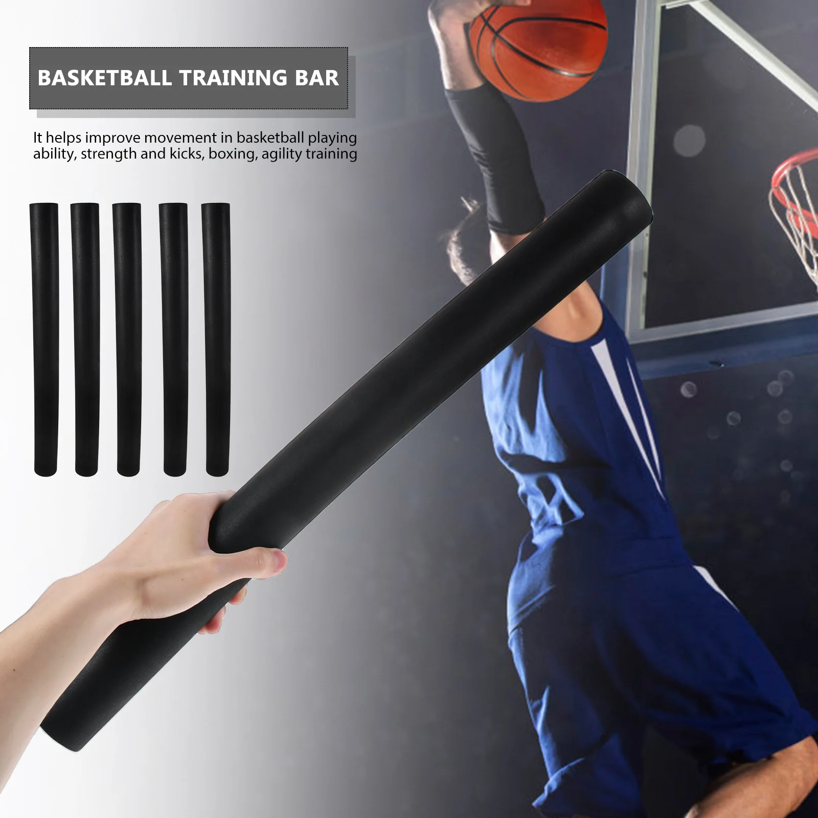 

EVA Basketball Training Stick Lightweight Soft Blockers for Ball Control Practice Equipment Sports Toy