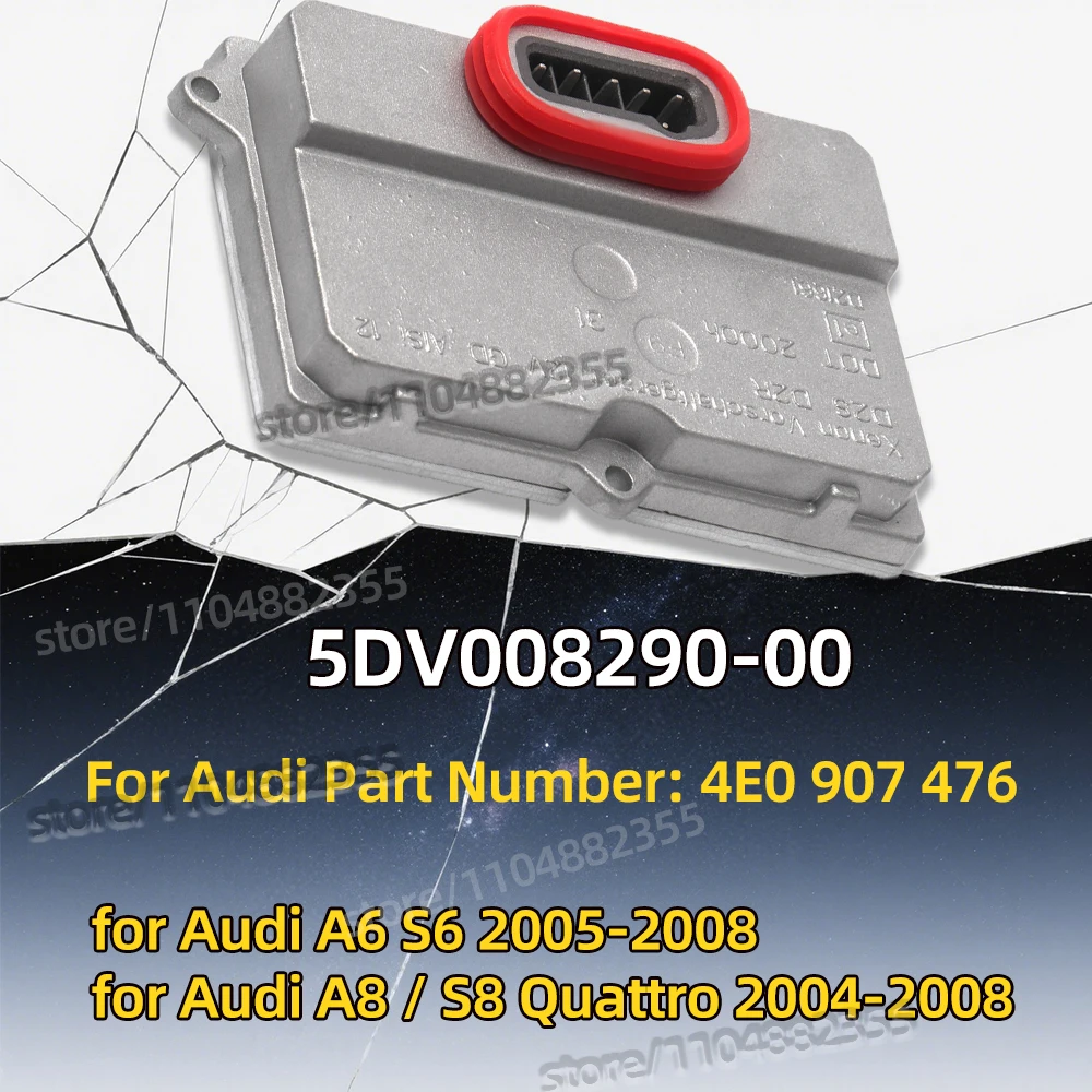 

5DV008290-00 Xenon Headlight electrics Ballast Control Unit Module 4E0907476 for Audi A6 A8 S8