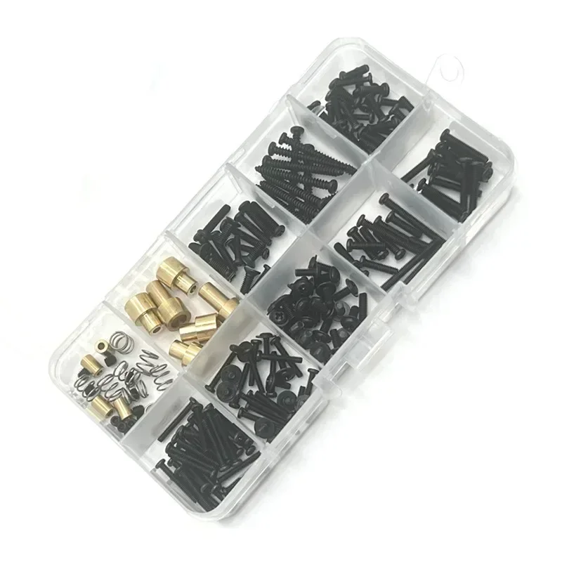 

210 шт. винтовая коробка, модифицированный радиоуправляемый корпус автомобиля, высота колонки для MN 1/12 MN82 LC79, металлические детали для обновления