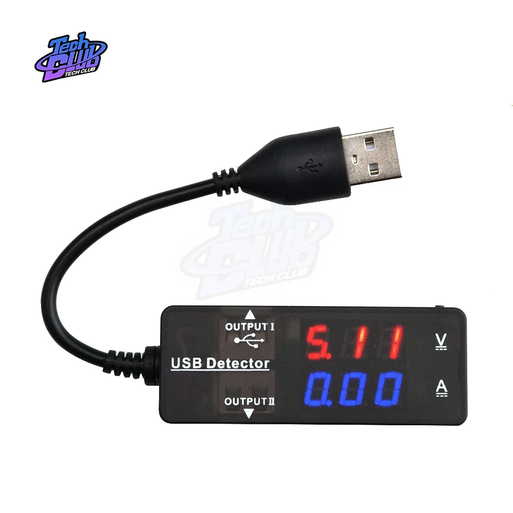 USB Dual Display USB Detector voltmetro amperometro misuratore di corrente di tensione Tester di capacità della batteria strumento di misurazione accessori