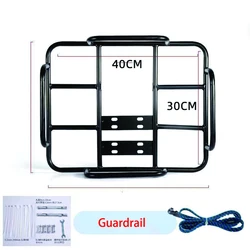 Motorrad Universal hinten fest Eisen rahmen elektrische Motorrad Mahlzeit Lieferung Auto Halterung Basis Wärmeschutz Box Rack