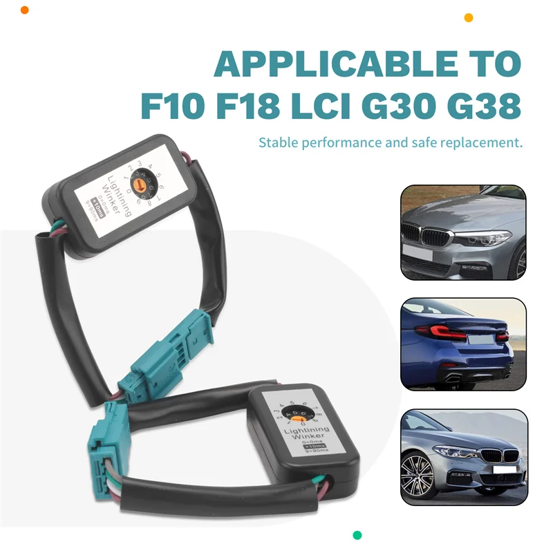 【قطرة السعر! !】 وحدة إضافة الضوء الخلفي Led 2X كابل مؤشر إشارة الانعطاف الديناميكي لسيارات BMW 5 Series F10 F18 Lci G30 G